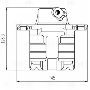 TRIALLI CF800706 Cуппорт тормозной Toyota Land Cruiser 89- лев.