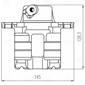TRIALLI CF800707 Cуппорт тормозной Toyota Land Cruiser 89- прав.