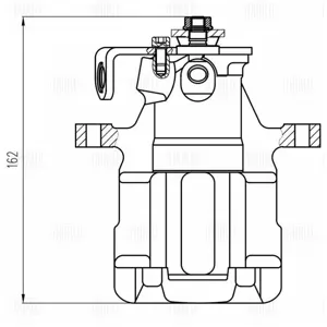 TRIALLI CF800733 Тормозной суппорт Audi 80 91- лев.