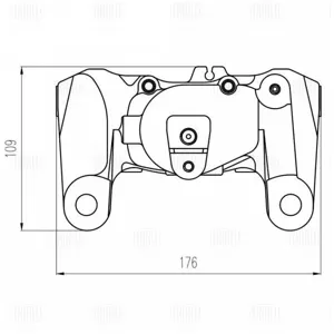 TRIALLI CF800739 Тормозной суппорт VW Touareg 02- лев.