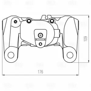 TRIALLI CF800740 Тормозной суппорт VW Touareg 02- прав.
