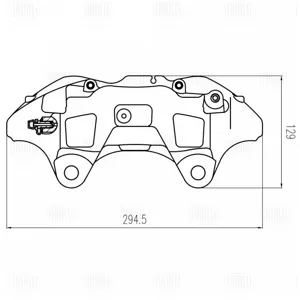 TRIALLI CF800751 Cуппорт тормозной VW Touareg 02- перед.лев.