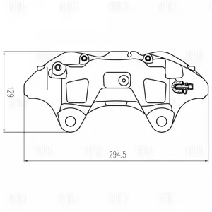 TRIALLI CF800752 Тормозной суппорт VW Touareg 02- перед.прав.
