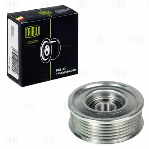 TRIALLI CM1208 Ролик привод. ремня Mazda 3 (03-) Mazda 3 (08-) 1.6i (опорный) паразитный взамен компрессора кондиционера
