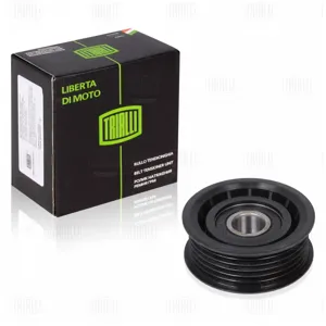 TRIALLI CM1802 Ролик приводного ремня SsangYong Kyron (05-)Actyon (05-) 2.0XDiVW Touareg (02-) Audi Q7 (06-) 2.5TDi2.7TDi3.0TDI Mercedes Sprinter (00-)M W164 (05-) (опорный)