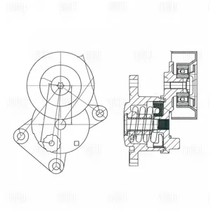TRIALLI CM5674 Ролик приводного ремня Geely Coolray (18-) Atlas Pro (19-) 1.5T (с натяжным механизмом)