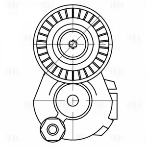 TRIALLI CM5908 Ролик ремня приводного Changan CS75CS75 Plus 18- с нат.мех.