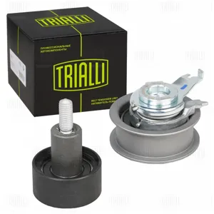 TRIALLI CM6212 Ролик ГРМ VW Polo Sedan (RUS) (10-) 1.2i1.4i TSITFSI (кмпл.2шт: натяжнойопорный)