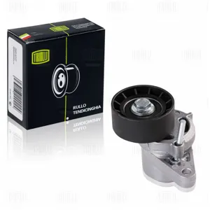 TRIALLI CMS0908 Ролик приводного ремня Renault Logan (04-) 1.4i1.6i 8V (с ГУР и с кондиционером) (с натяжным механизмом)