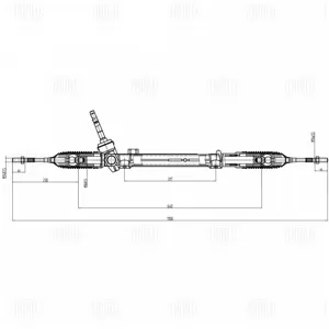 TRIALLI CR1402 Механизм рулевой (рейка) Nissan X-Trail T32 (14-) (механич.) (CR 1402)