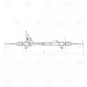 TRIALLI CRS2502 Рейка рулевая Mazda 3 03- гидр.