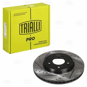 TRIALLI DF015S Диск тормозной d=303мм PRO (перфорированный слотированный окрашенный) перед