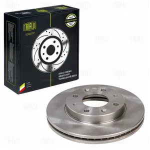 TRIALLI DF084611 Диск тормозной Hyundai Elantra (00-) Matrix (01-) передний d=257