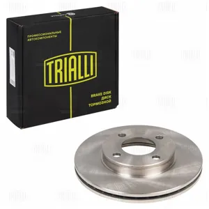 TRIALLI DF084613 Диск торм.перед. Audi 8090100 (78-) d=256