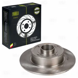 TRIALLI DF095109 Диск тормозной Renault Megane II (02-) Clio III (05-) задний d=240 (без подшипника)