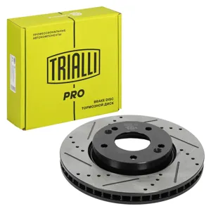 TRIALLI DF107S Диск тормозной Kia Hyundai Ceed Cerato I30 07- перед.