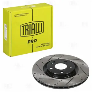 TRIALLI DF1245S Диски тормозные с перфорацией передние для Haval Jolion 4WD