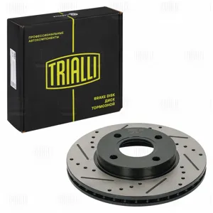 TRIALLI DF124S Диск тормозной Ford Fiesta Fusion 02- перед.