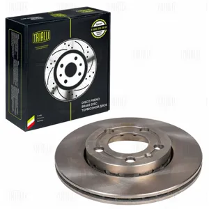 TRIALLI DF180127 Диск тормозной Skoda Fabia (99-) VW Polo (01-) передний d=239
