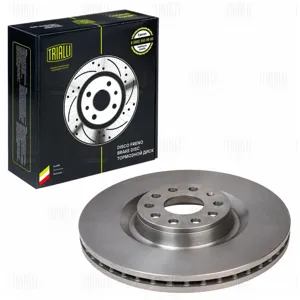 TRIALLI DF180129 Диск тормозной Audi A3 (03-) VW Golf V (03-) Golf VI (08-) передний d=345