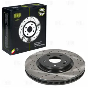 TRIALLI DF190419 Диск торм.перед. Mercedes A (W176) (12-) CLA (C117) (13-) d=320 (перфорированный)