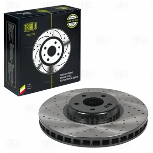 TRIALLI DF190433 Диск торм.перед. Mercedes E (W213) (16-) GLC (X253) (15-) d=360 (перфорированный)