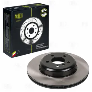 TRIALLI DF210216 Диск торм.задний BMW 3 (F30) (11-) 4 (F32) (13-) d=345 (M- Sport )
