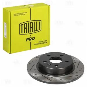 TRIALLI DF2253S Диск торм.задний Chevrolet Cruze (09-) Aveo T300 (11-) R15 (перф., слотир.) d=268 PRO