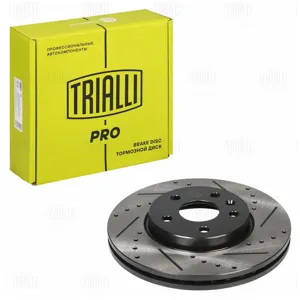 TRIALLI DF2325S Диск торм.перед. Chevrolet Aveo T300 (11-) Cruze (09-) R15 (перф., слотир.) d=276 PRO