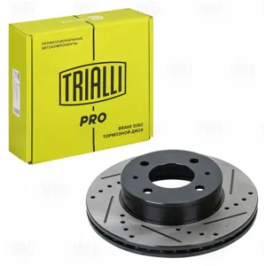 TRIALLI DF271S Диск торм. Hyundai Accent (00-) перед. d=241 (перфслотокраш) (DF 271s) PRO