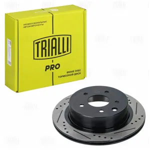 TRIALLI DF276S Диск торм. Nissan Qashqai (06-) X-Trail T31 (07-) зад. d292 (перфслотокраш)(DF 276s) PRO