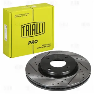 TRIALLI DF4629S Диск торм. Nissan Tiida (07-) Cube (09-) перед. d280 (перфслотокраш.) (DF 4629s) PRO