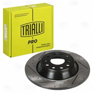 TRIALLI DF5061S Диск торм. VW Tiguan (16-) Skoda Kodiaq (16-) зад. d=300 (перфслотокраш.) (DF 5061s) PRO