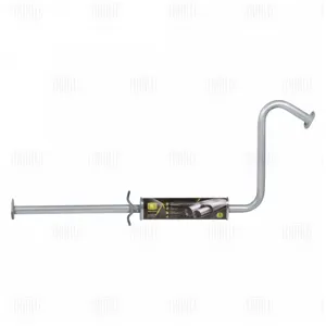 TRIALLI EAM0505 Глушитель Chevrolet Lanos (97-) дополнительный ( Резонатор ) удлиненный вместо катализатора евро 2 (алюминизированная сталь)