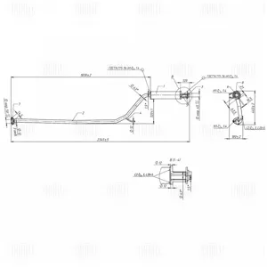 TRIALLI EAM0518 ГЛУШИТЕЛЬ ДОПОЛНИТЕЛЬНЫЙ Honda Civic VIII 06- 1.8I FD1,FD7 Резонатор АЛЮМИНИЕВЫЙ СТАЛЬ (TRIALLI)