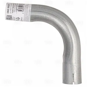 TRIALLI EMC0519 Труба глушителя развальцованная d=51, угол 90 (алюм. сталь)