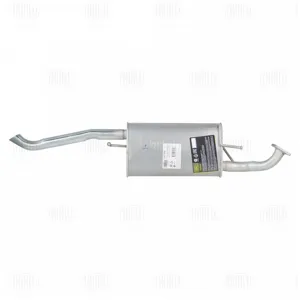 TRIALLI EMM0504 Глушитель Chevrolet Aveo (02-) 1.2i1.4i основной (длинная труба) (алюминизированная сталь)