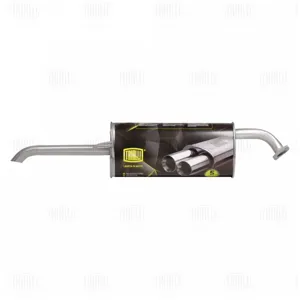 TRIALLI EMM0808 Глушитель Hyundai Solaris (10-) Kia Rio (11-) седан основной (алюминизированная сталь)