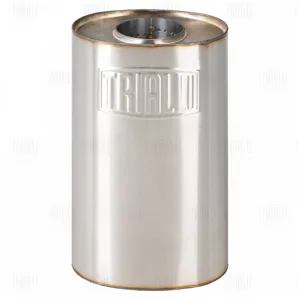 TRIALLI EMM20I30076 Глушитель универс. (овал 125x175) L=300 d=76 (1-вход 1-выход) (нерж. сталь) (EMM 20I30076)
