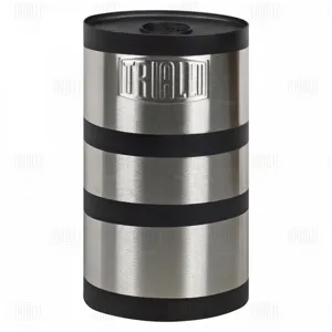 TRIALLI EMM23L38063 Глушитель универс. (овал 150x210) L=380 d=63 (1-вход 1-выход с камерой) (нерж. сталь) (EMM 23L38063)