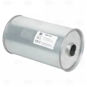 TRIALLI EMM3216 Глушитель универс. (круглый) D=190 с перф. диффузором L=310, d=50 (алюм. сталь) (EMM 3216)