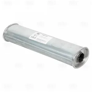 TRIALLI EMM3402 Глушитель универсальный (овальный) 87х120 с перфорированным диффузором L=440, d=42 (алюминизированная сталь)