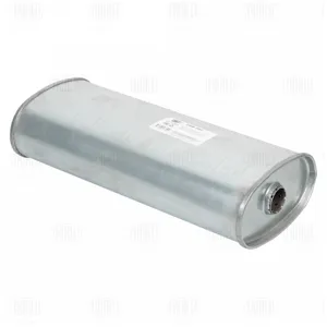 TRIALLI EMM3603 Глушитель универсальный (овальный) 131х221, L=485, d=42 (алюминизированная сталь)