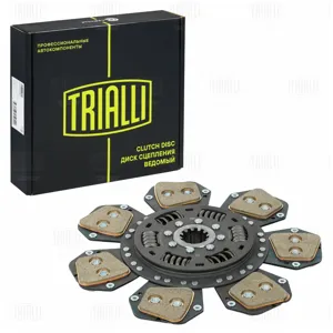 TRIALLI FD0706 Диск сцеп. для ст МТЗ 8082 (ведом.) (лепестковый. керамика)