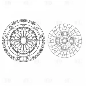 TRIALLI FR2738 Сцепление компл. Jetour Dashing 23- без муфты