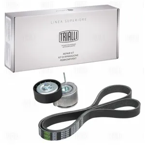 TRIALLI GD1206 Ремкомплект привода ГАЗ Уаз (ЗМЗ-405409 E-2,3, УМЗ-4216) без ГУР (6PK1220 + натяжитель)