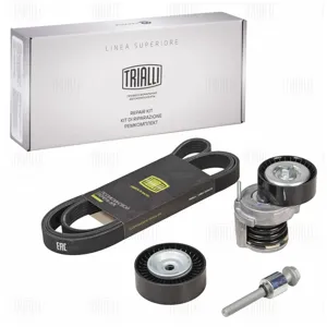 TRIALLI GD737 Ремкомплект привода VW Polo Sedan (RUS) (10-) 1.4i1.6i AC (ремень 6PK1733 + натяжитель + опорный ролик)