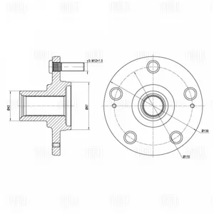 TRIALLI MR2709 СТУПИЦА Changan CS35 12-CS35 Plus 18- ПЕРЕДНЯЯ