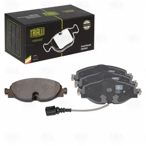 TRIALLI PF1804 Колодки торм. Skoda Rapid (12-) Octavia A7 (13-)A8 (20-) дисковые передние (в комплекте с датчиком)