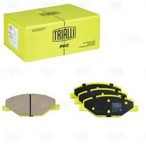 TRIALLI PF1807CR Колодки торм. керамические передние VW Polo Sedan (RUS) (10-) 1ZE (серия PRO)